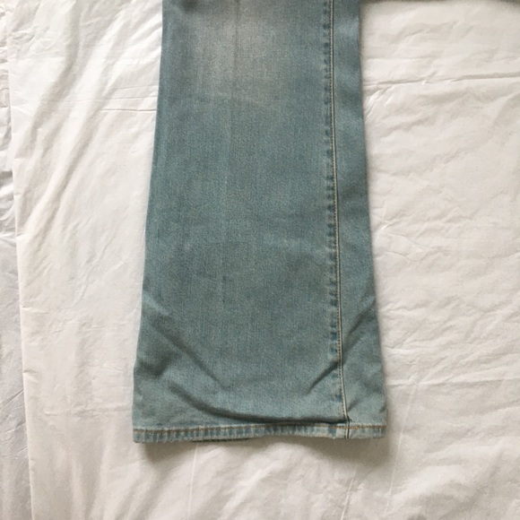 CLUB MONACO Light Wash Flare Denim Jeans Size 32 NWOT - Picture 7 of 11